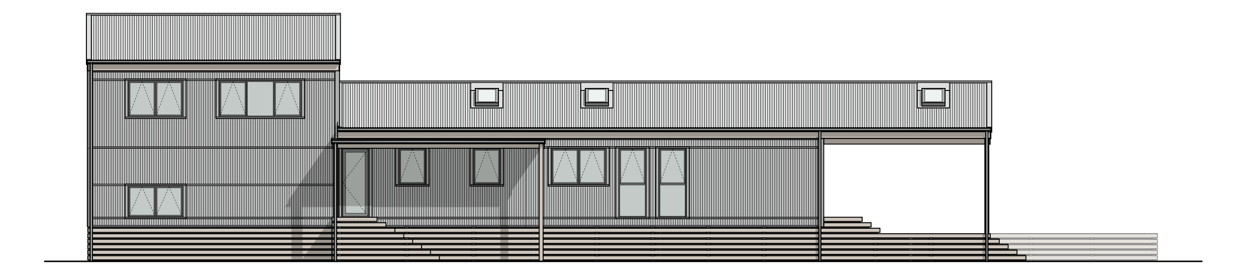 East Elevation - North