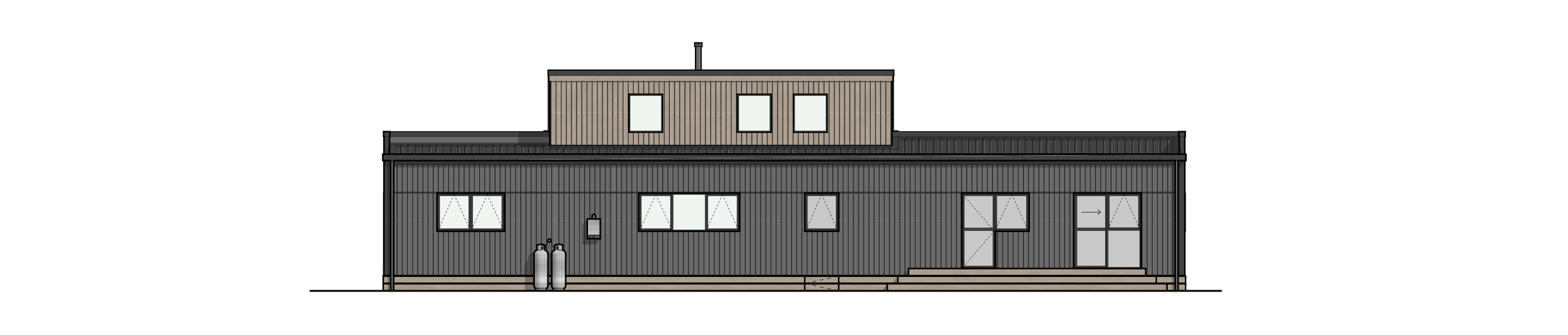 Exterior Elevation - South