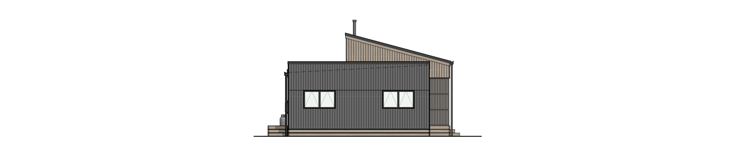 Exterior Elevation - East