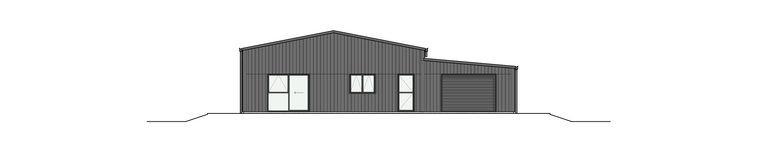 Exterior Elevation - North-East