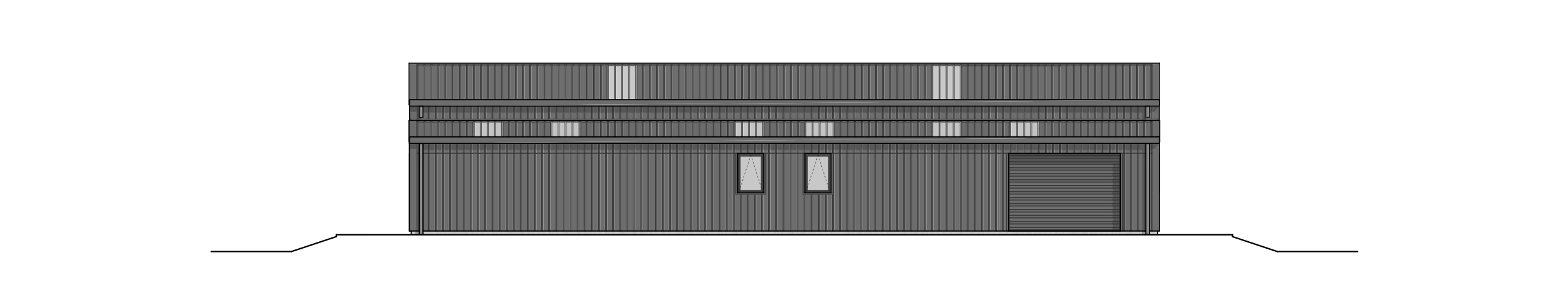 Exterior Elevation - North-West
