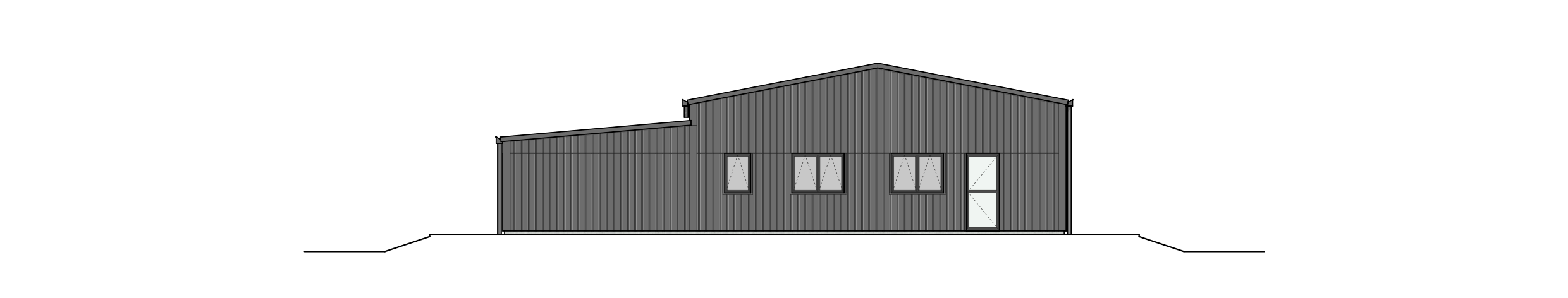 Exterior Elevation - South-West